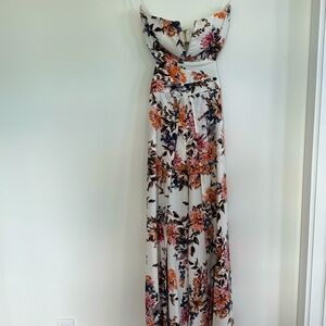 Stunning floral pants romper